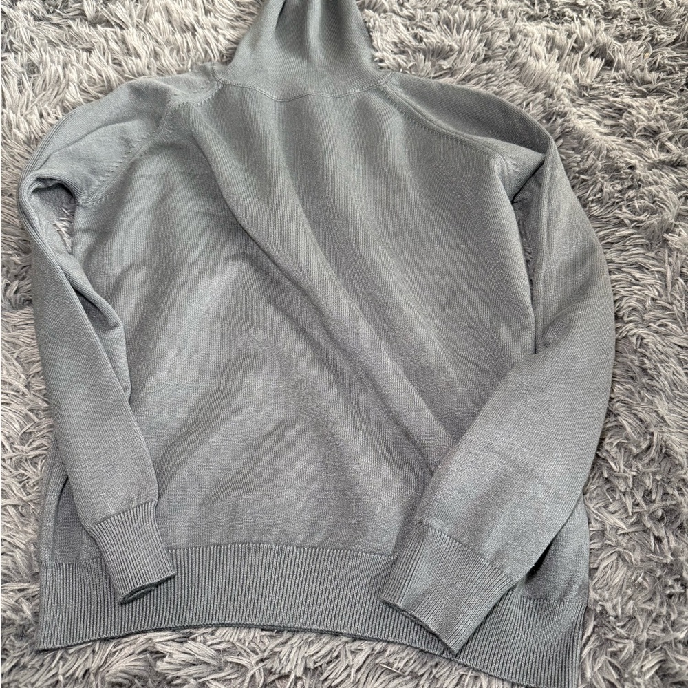 Women's Gray Turtleneck Sweater